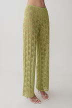 Glinda Crochet Trousers in Baby Pink – Chic&Drifts