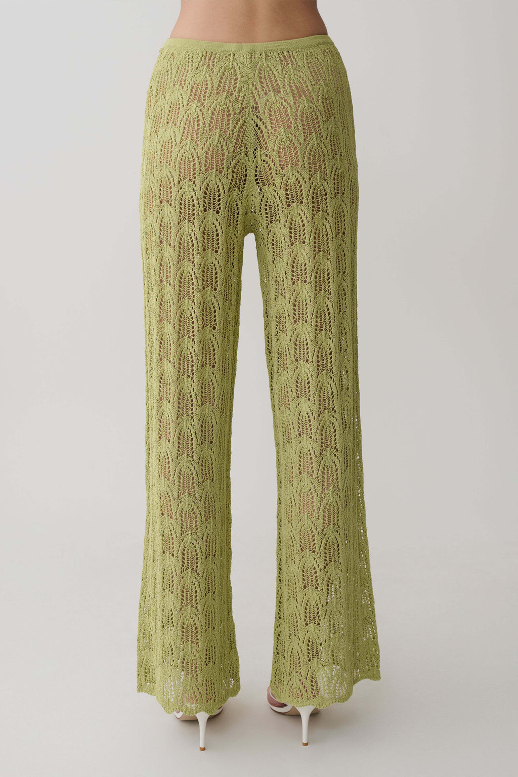 Glinda Crochet Trousers in Baby Pink – Chic&Drifts