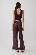 Glinda Crochet Trousers in Baby Pink – Chic&Drifts