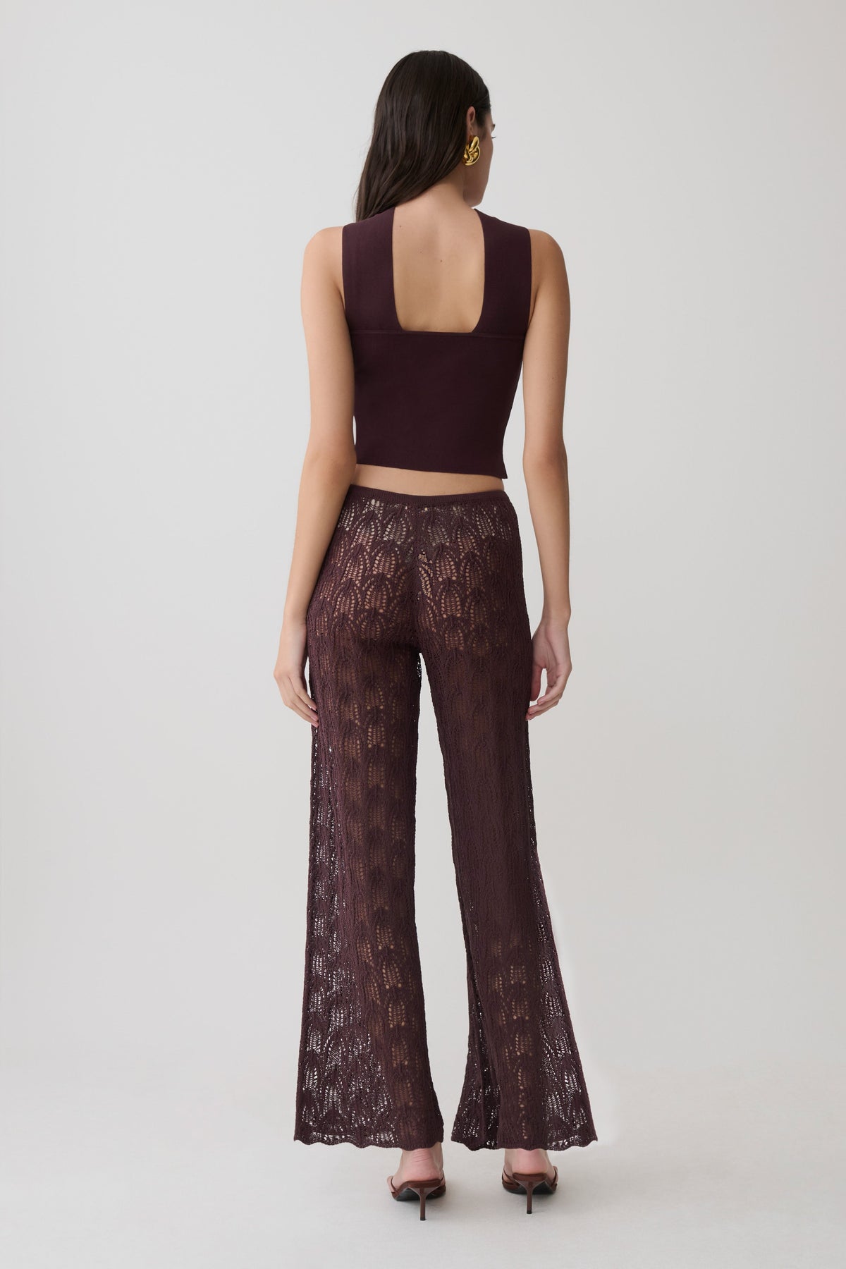 Glinda Crochet Trousers in Baby Pink – Chic&Drifts