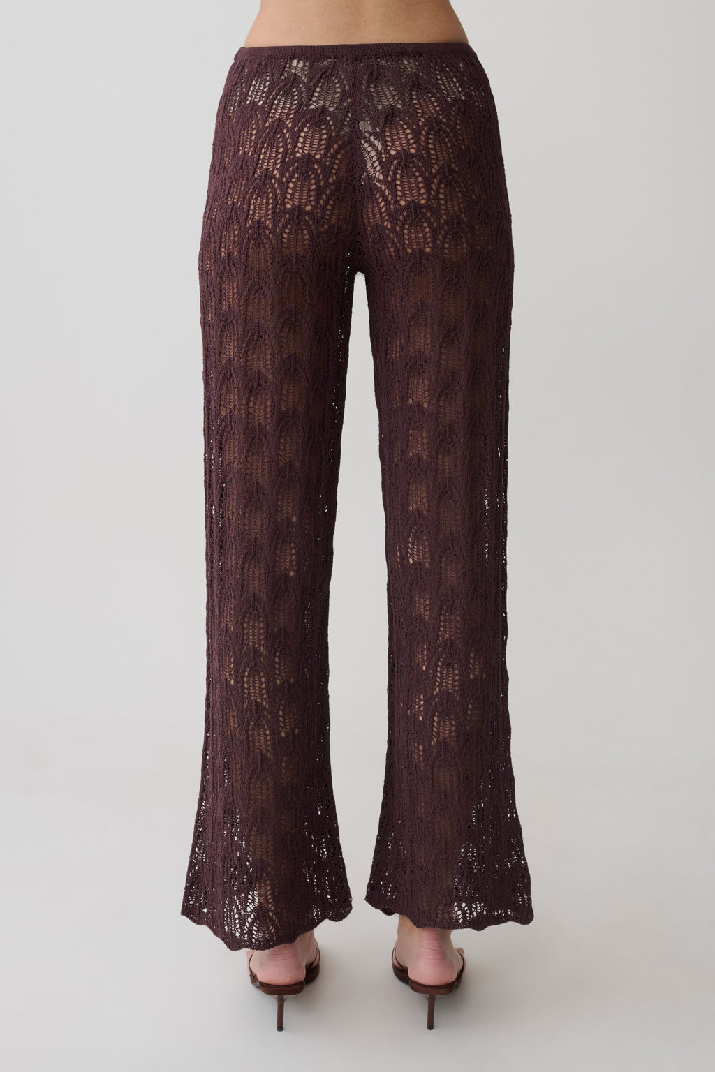 Glinda Crochet Trousers in Baby Pink – Chic&Drifts