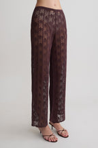 Glinda Crochet Trousers in Baby Pink – Chic&Drifts