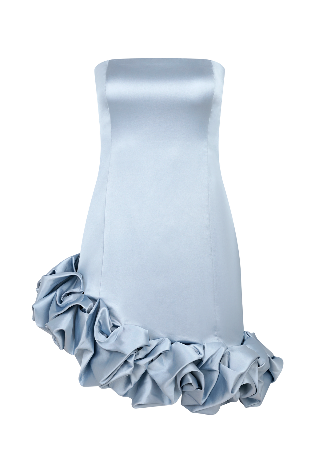 Alba Bubble Mini Dress in Cornflower Blue – Chic&Drifts