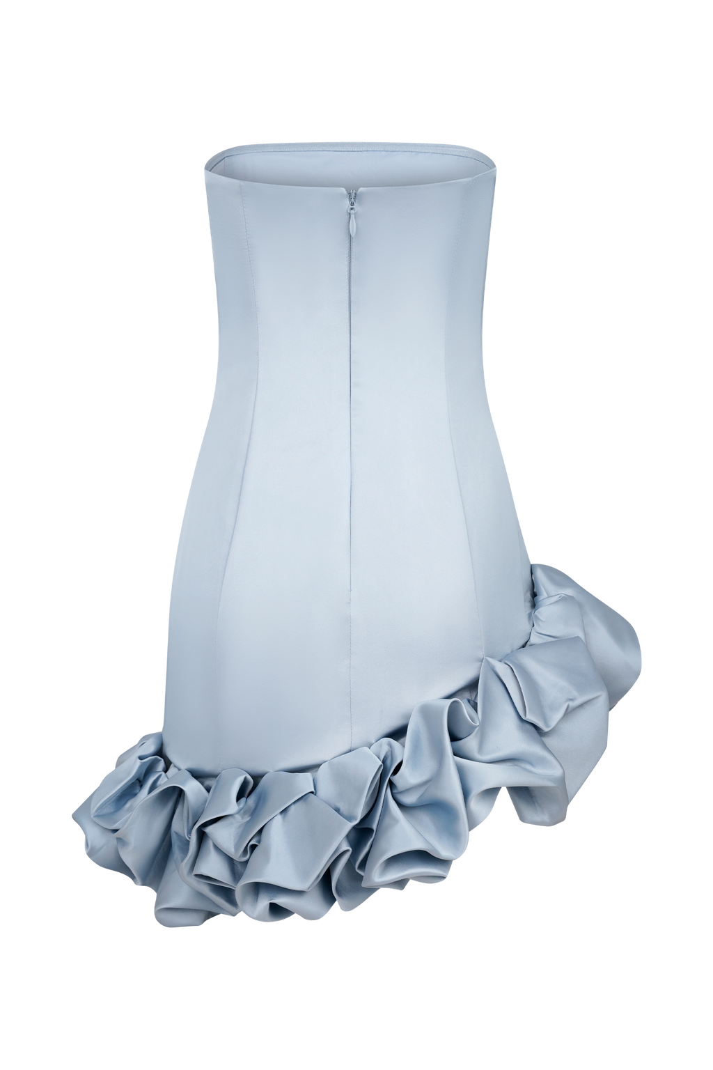 Alba Bubble Mini Dress in Cornflower Blue – Chic&Drifts
