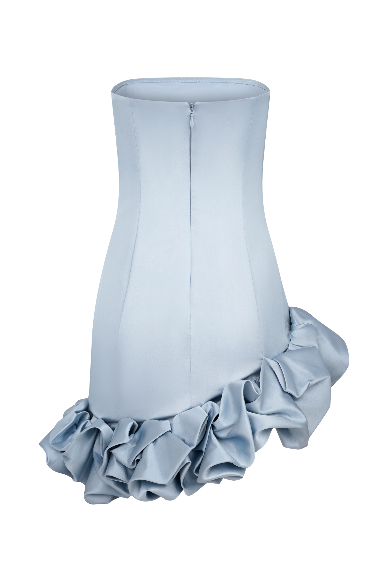Alba Bubble Mini Dress in Cornflower Blue – Chic&Drifts