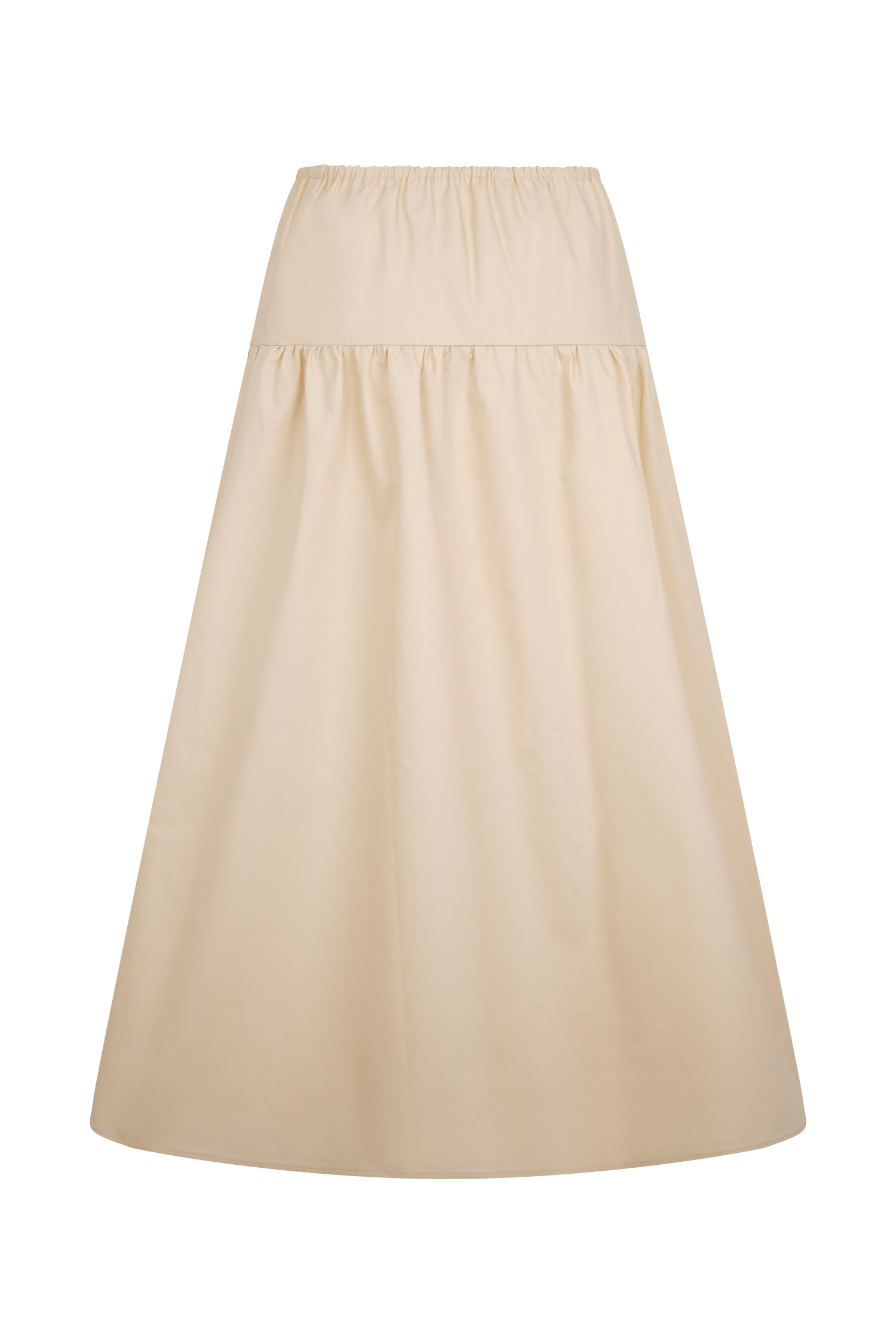 Amirah Midi Skirt in Nude – Chic&Drifts