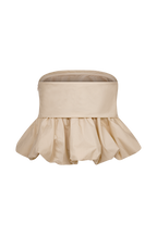 Amirah Strapless Bubble Crop Top in Nude – Chic&Drifts