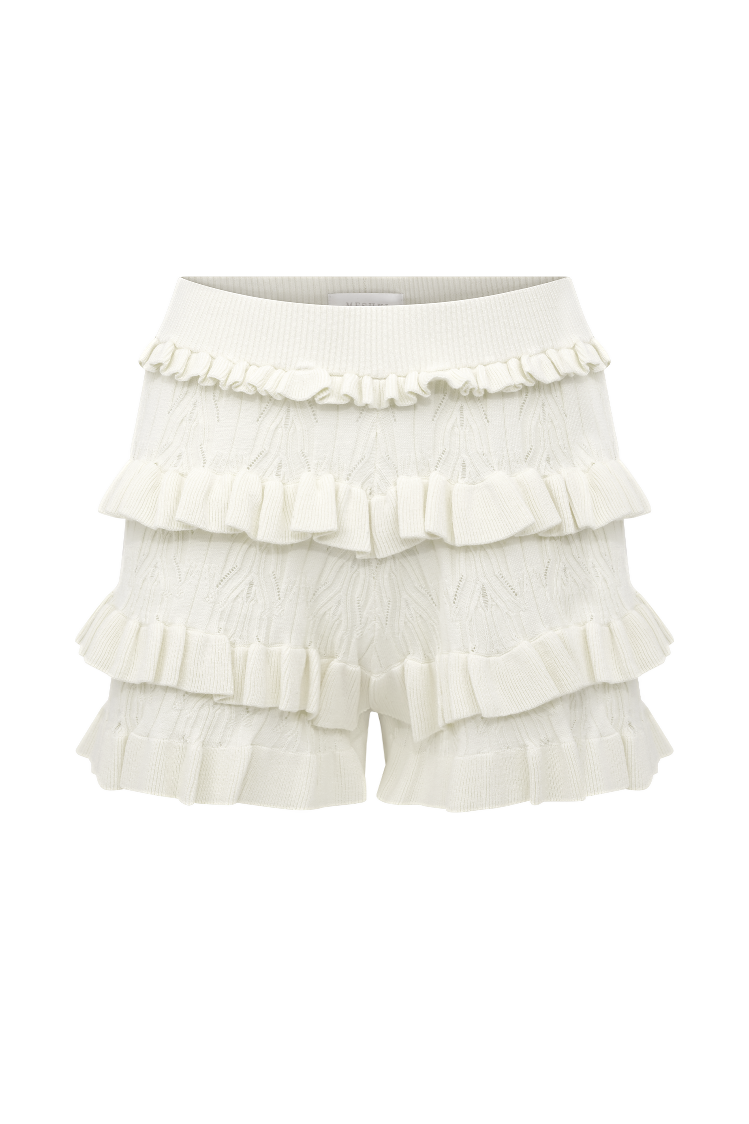 Amy Pointelle Knit Frill Bloomers in Ivory – Chic&Drifts