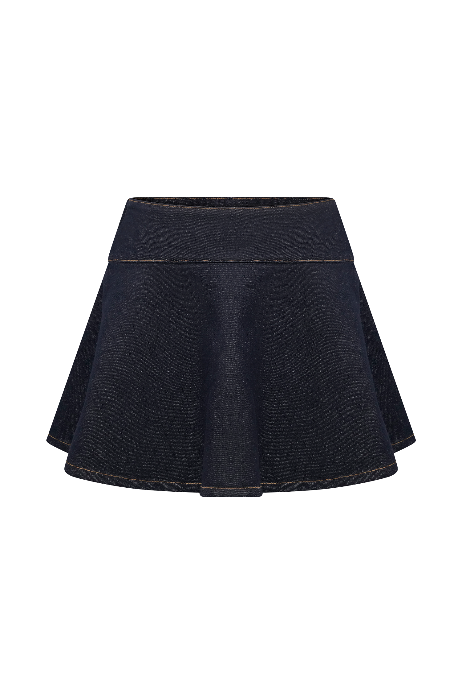Arista Denim Mini Skirt in Washed Indigo Blue – Chic&Drifts