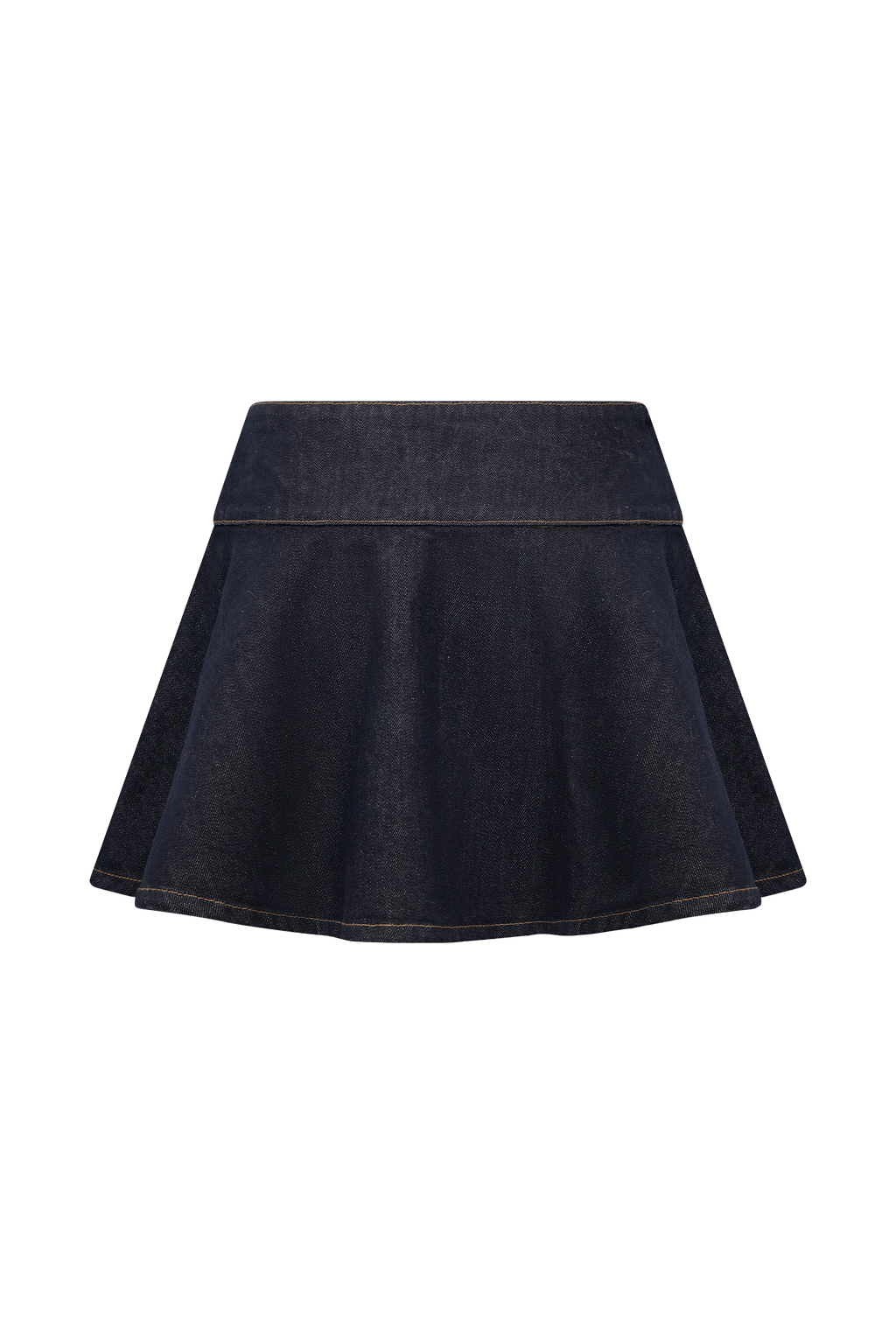 Arista Denim Mini Skirt in Washed Indigo Blue – Chic&Drifts