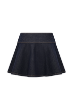 Arista Denim Mini Skirt in Washed Indigo Blue – Chic&Drifts