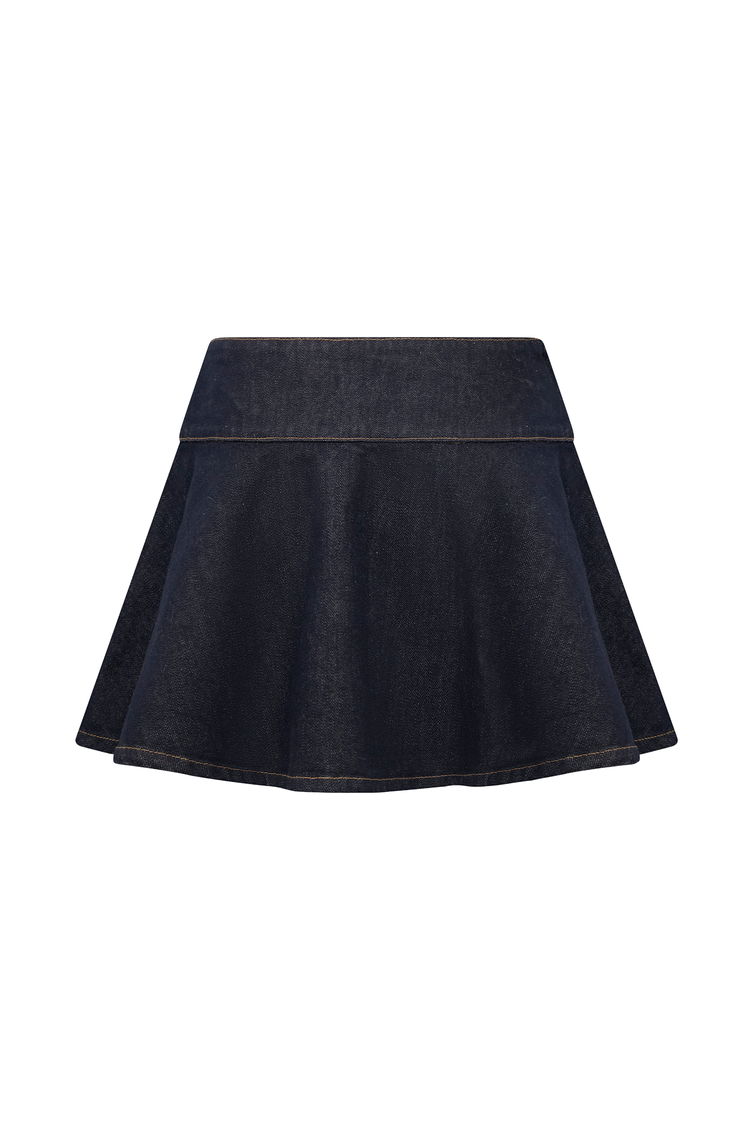 Arista Denim Mini Skirt in Washed Indigo Blue – Chic&Drifts