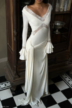 Electra Slinky Lace Maxi Dress