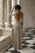 Atticus Knit Maxi Dress With Sequin in Gold – Chic&Drifts