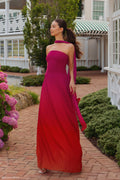 Caira Chiffon Scarf Maxi Dress