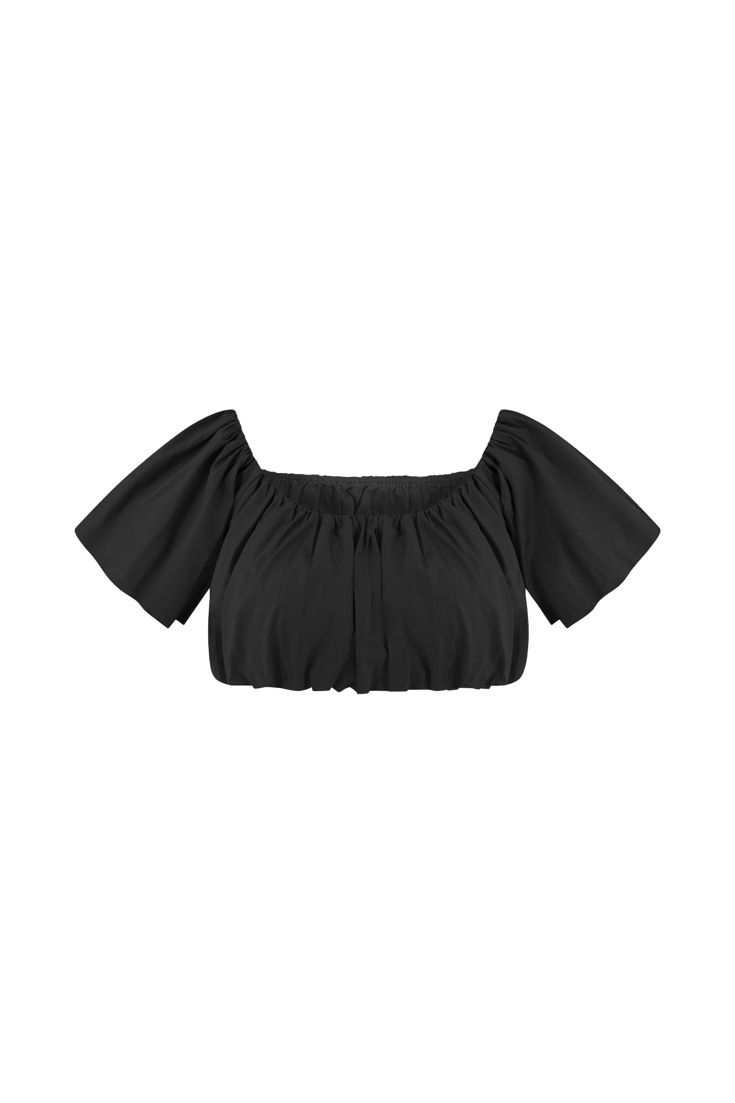 Autumn Off Shoulder Bubble Top in Black – Chic&Drifts