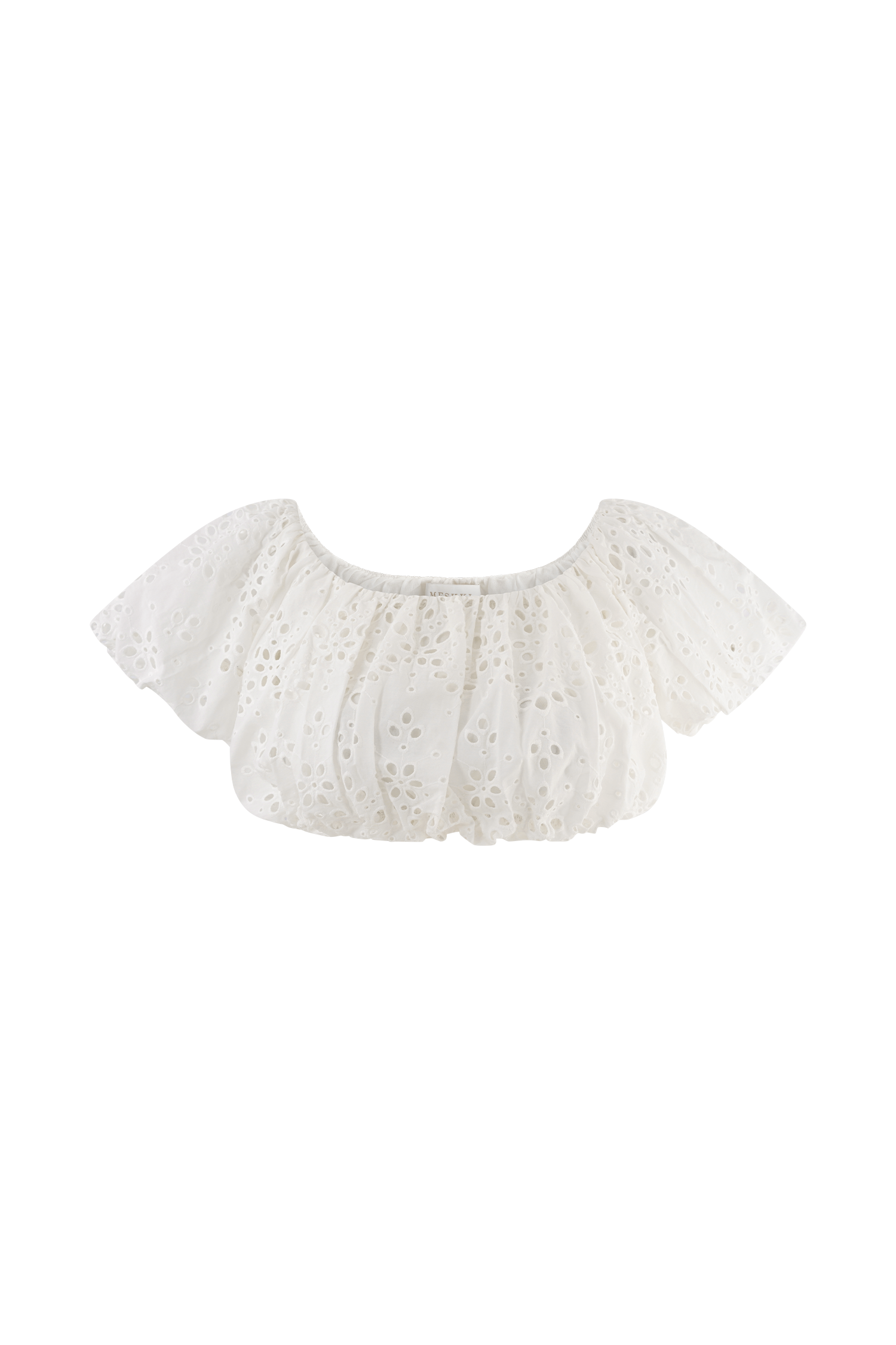 Autumn Off Shoulder Broderie Top in White – Chic&Drifts