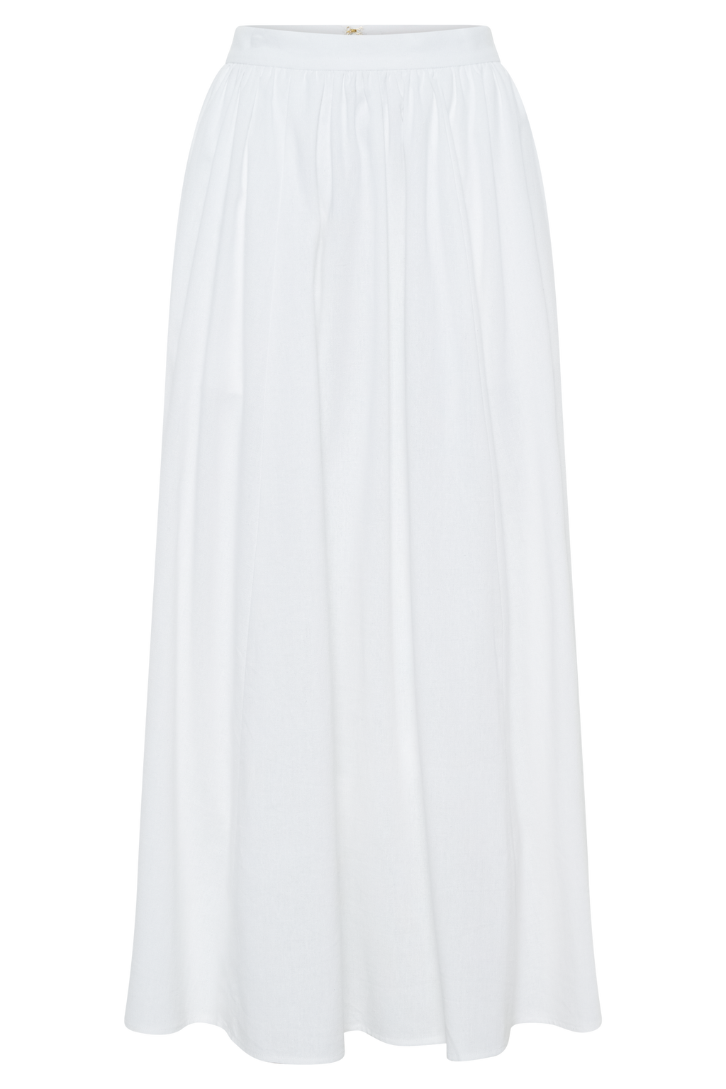 Clarence Linen A-Line Maxi Skirt in White – Chic&Drifts