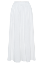 Clarence Linen A-Line Maxi Skirt in White – Chic&Drifts