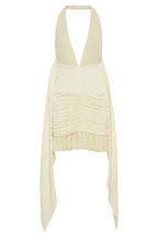 Ambrosi Satin Chiffon Mini Dress in Lemon Sherbet – Chic&Drifts
