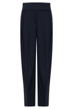 Penelope Pleated High Waisted Pants in Dark Navy – Chic&Drifts