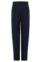 Penelope Pleated High Waisted Pants in Dark Navy – Chic&Drifts
