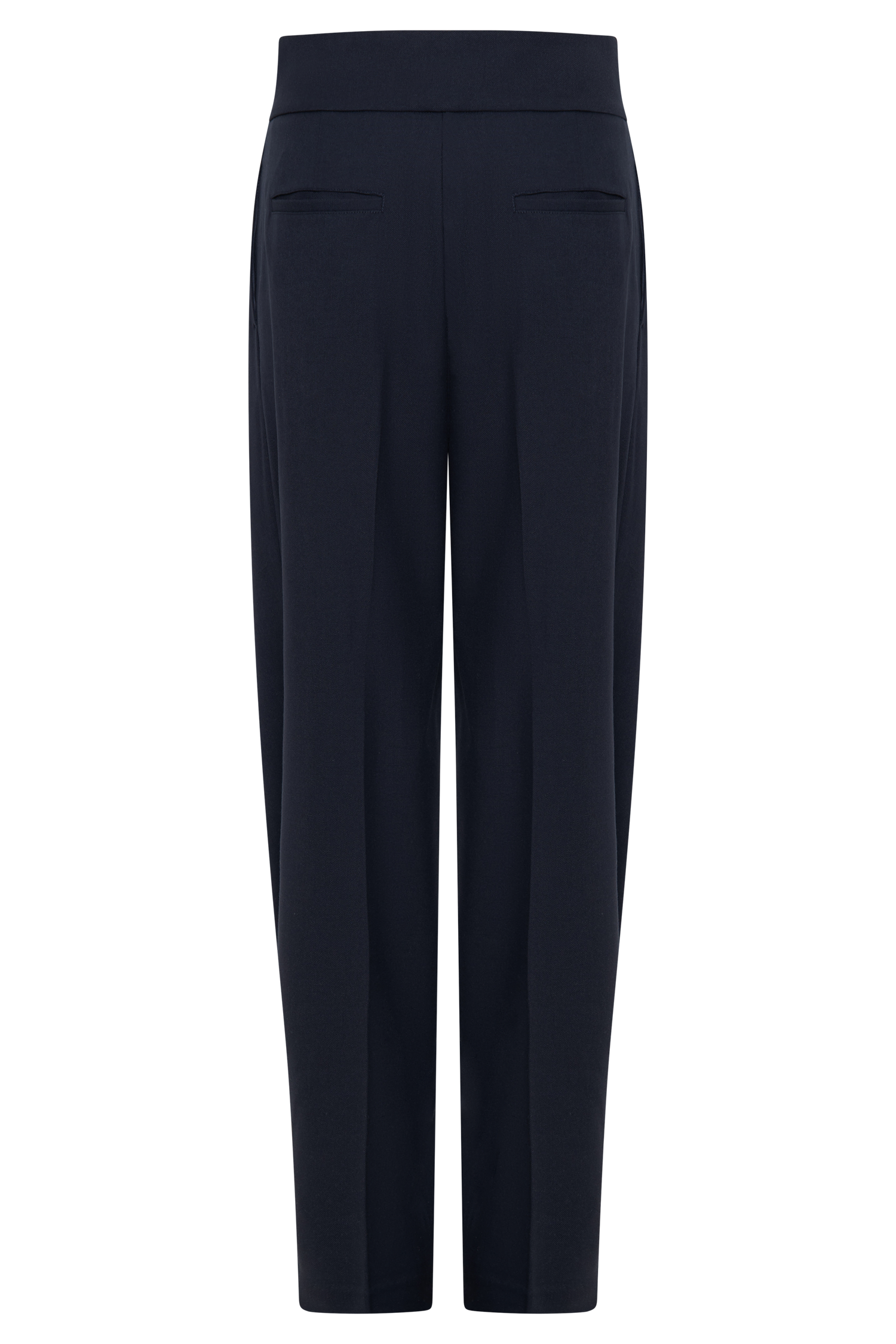 Penelope Pleated High Waisted Pants in Dark Navy – Chic&Drifts