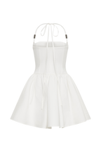 Ruby Halter Mini Dress in White – Chic&Drifts