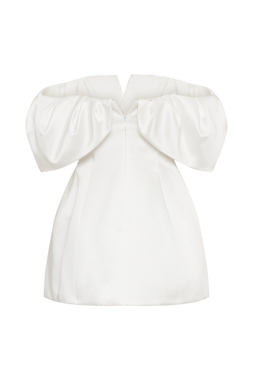 Portia Off Shoulder Satin Corset Dress in White – Chic&Drifts