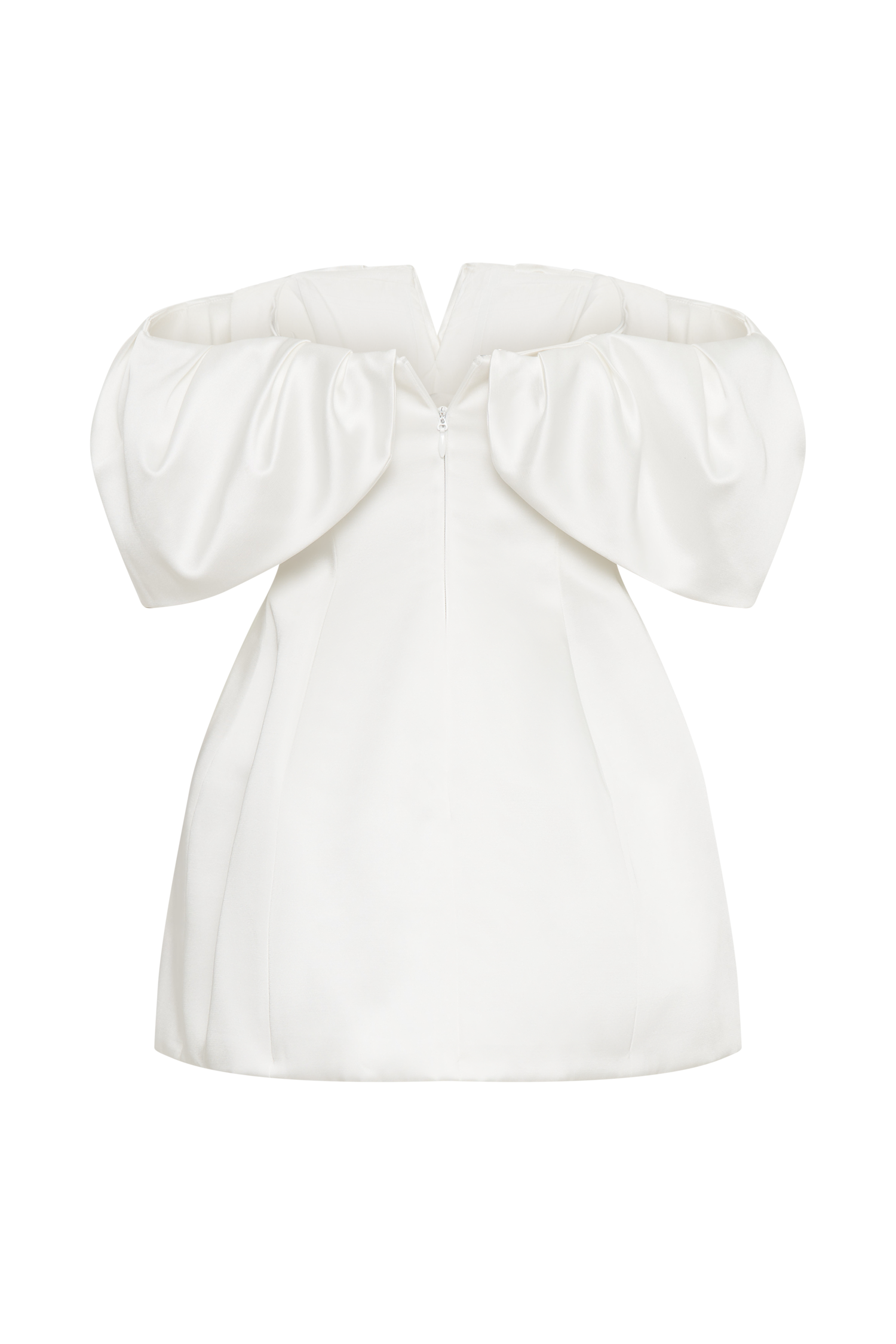 Portia Off Shoulder Satin Corset Dress in White – Chic&Drifts