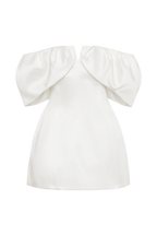 Portia Off Shoulder Satin Corset Dress in White – Chic&Drifts