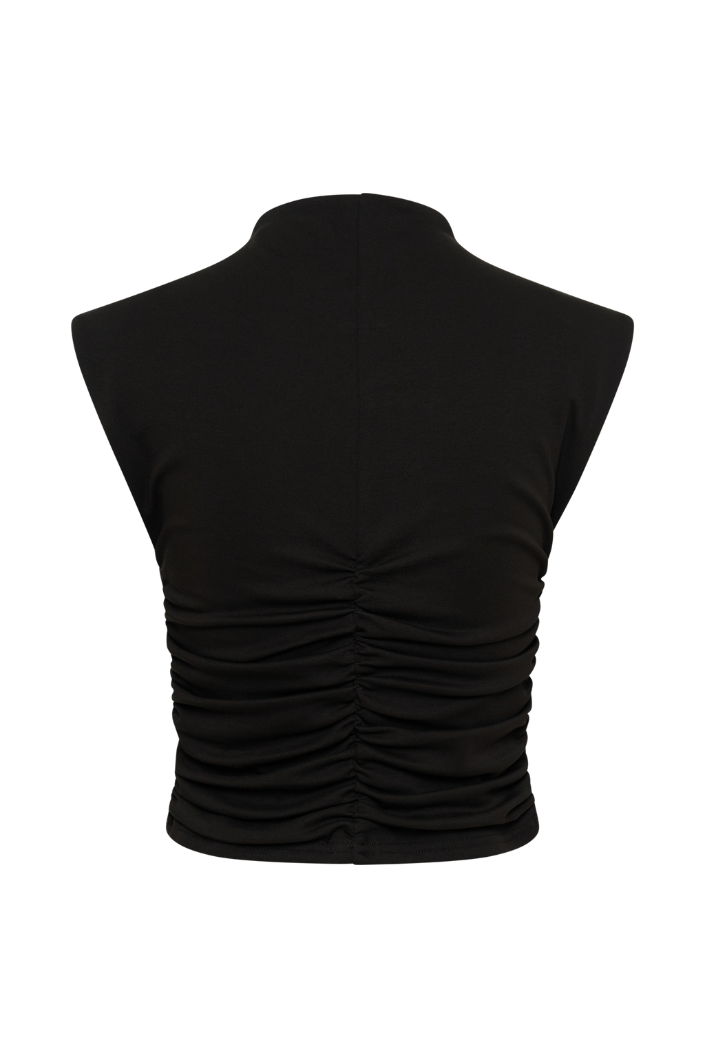 Ellia High Neck Sleeveless Top in Black – Chic&Drifts