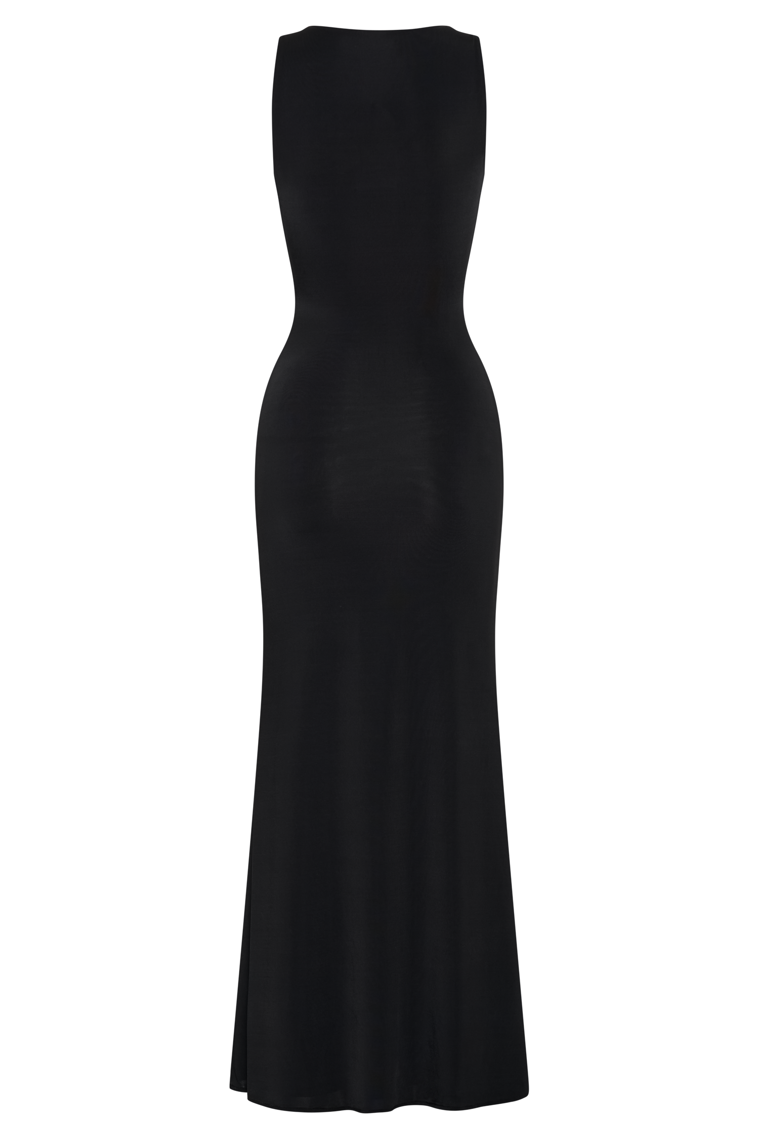 Beck Plunge Maxi Dress With Floral Hardware in Black – Chic&Drifts