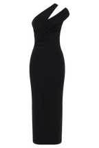 Anastasia One Shoulder Modal Midi Dress in Black – Chic&Drifts