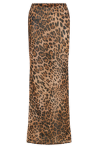Yvonne Chiffon Maxi Skirt in Leopard Print – Chic&Drifts