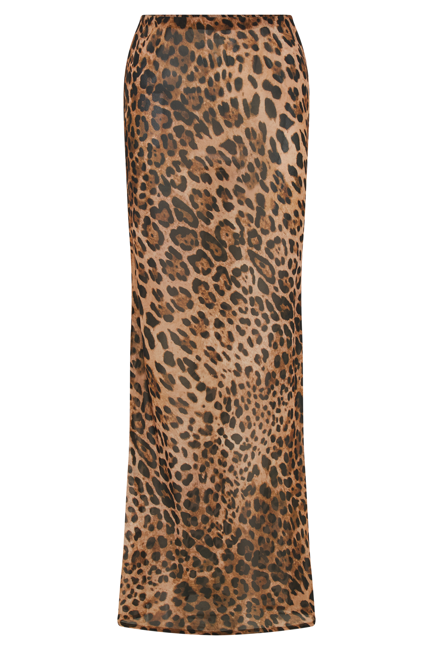 Yvonne Chiffon Maxi Skirt in Leopard Print – Chic&Drifts