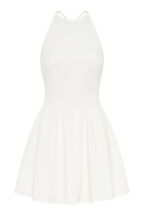 Carolina Cotton Halter Mini Dress in White – Chic&Drifts