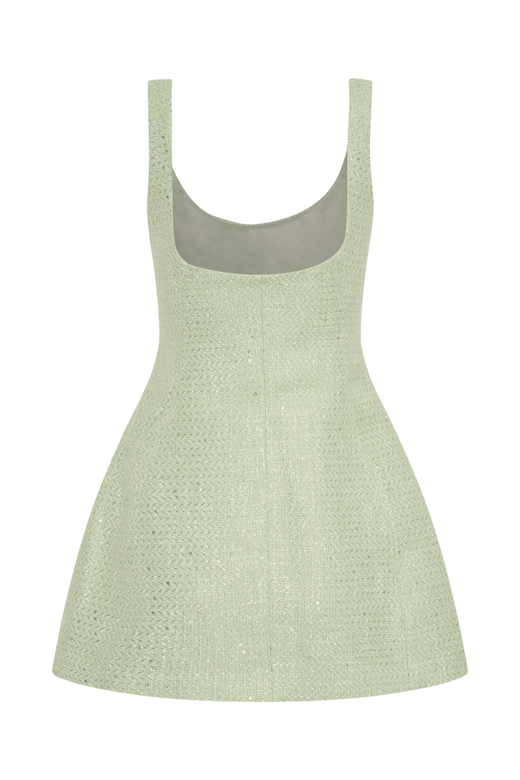 Beth Tweed Mini Dress in Pastel Green – Chic&Drifts
