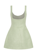 Beth Tweed Mini Dress in Pastel Green – Chic&Drifts