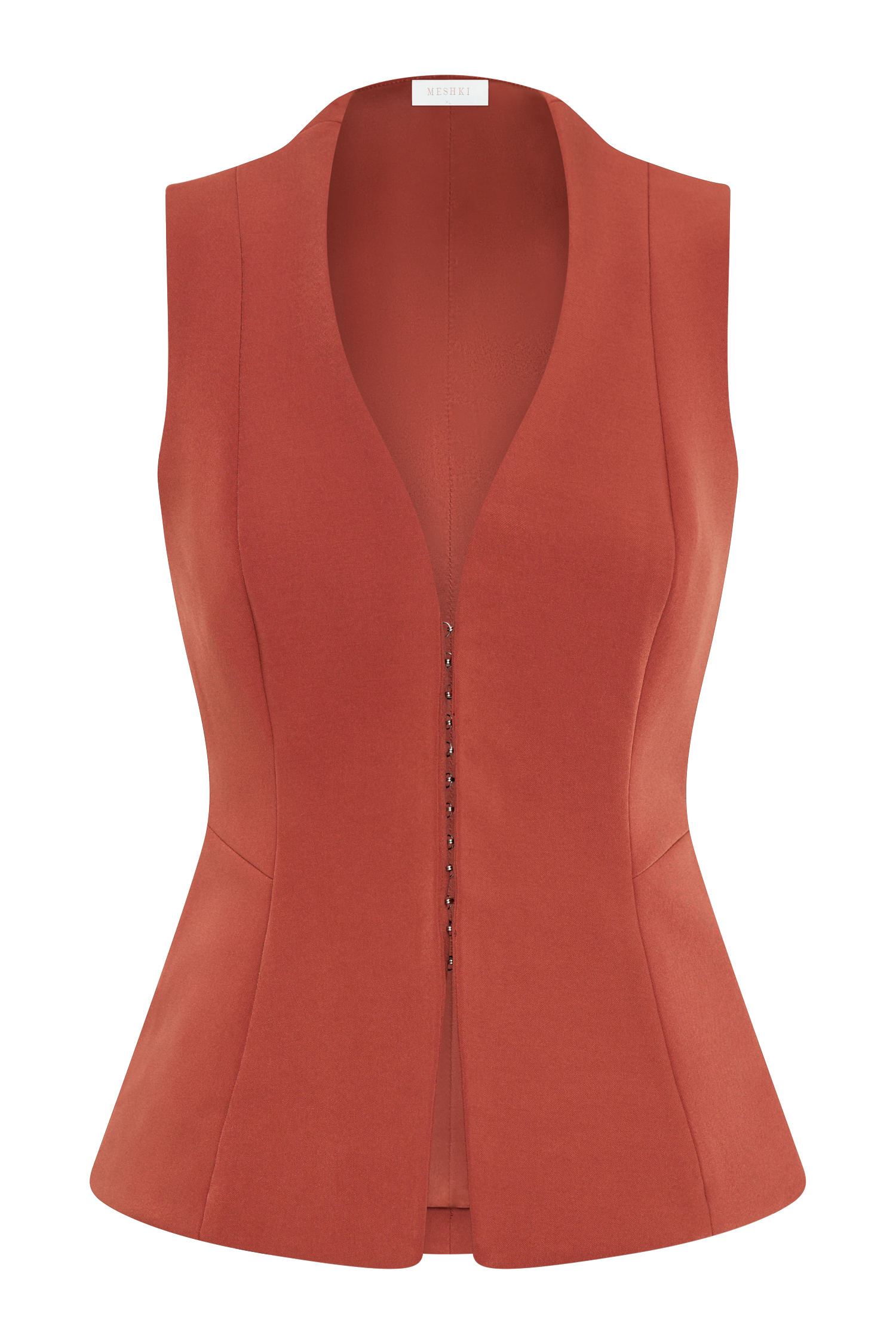 Melinda Structured Vest Top in Chilli – Chic&Drifts
