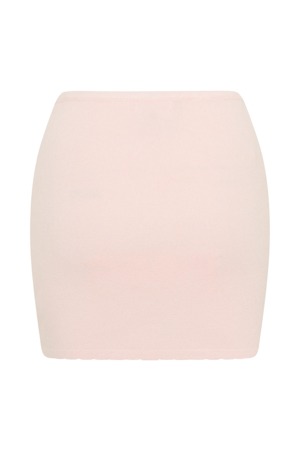 Monroe Embroidered Knit Mini Skirt in Baby Pink And Ivory – Chic&Drifts