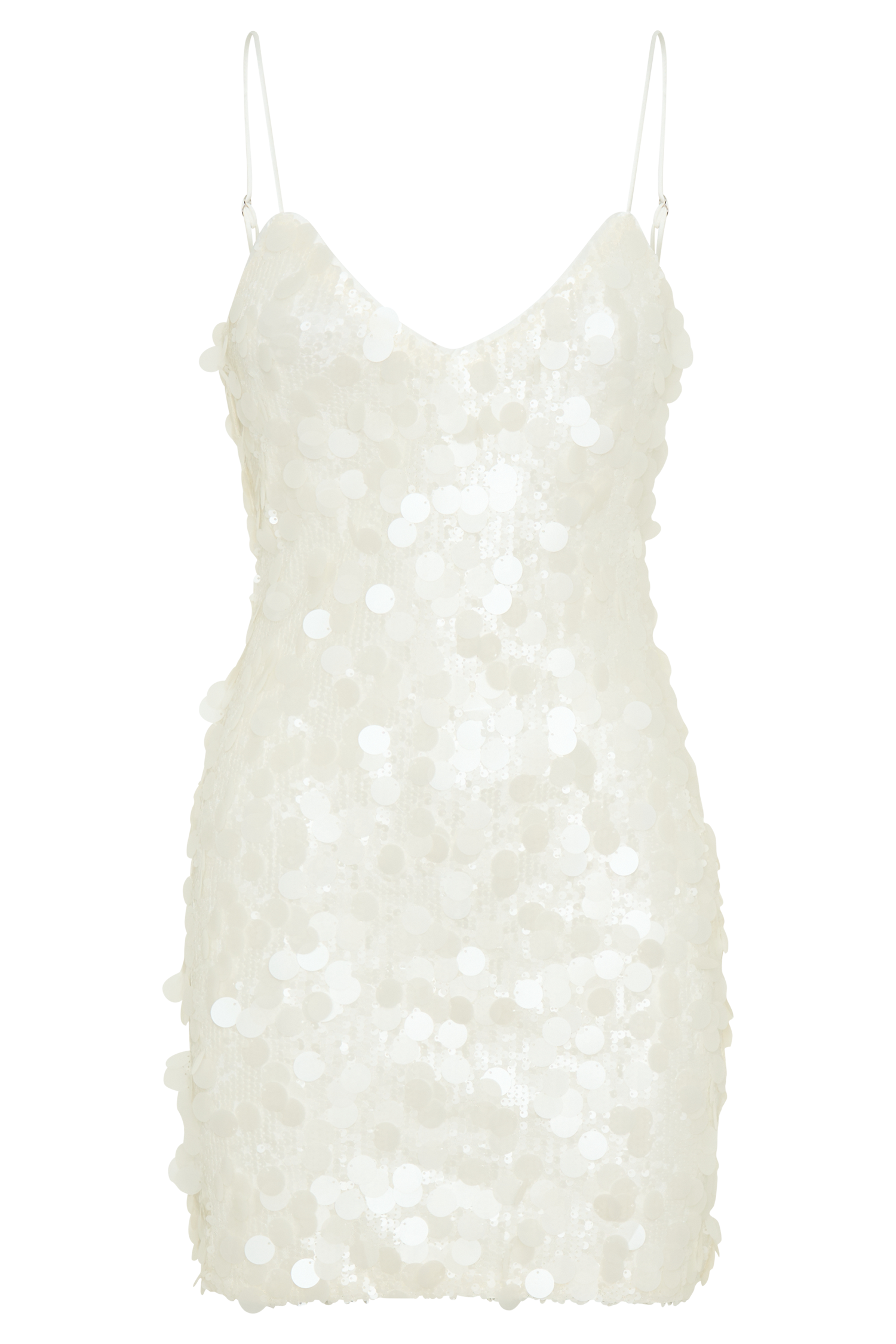 Romilly Sequin Mini Dress in Ivory – Chic&Drifts