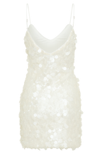 Romilly Sequin Mini Dress in Ivory – Chic&Drifts