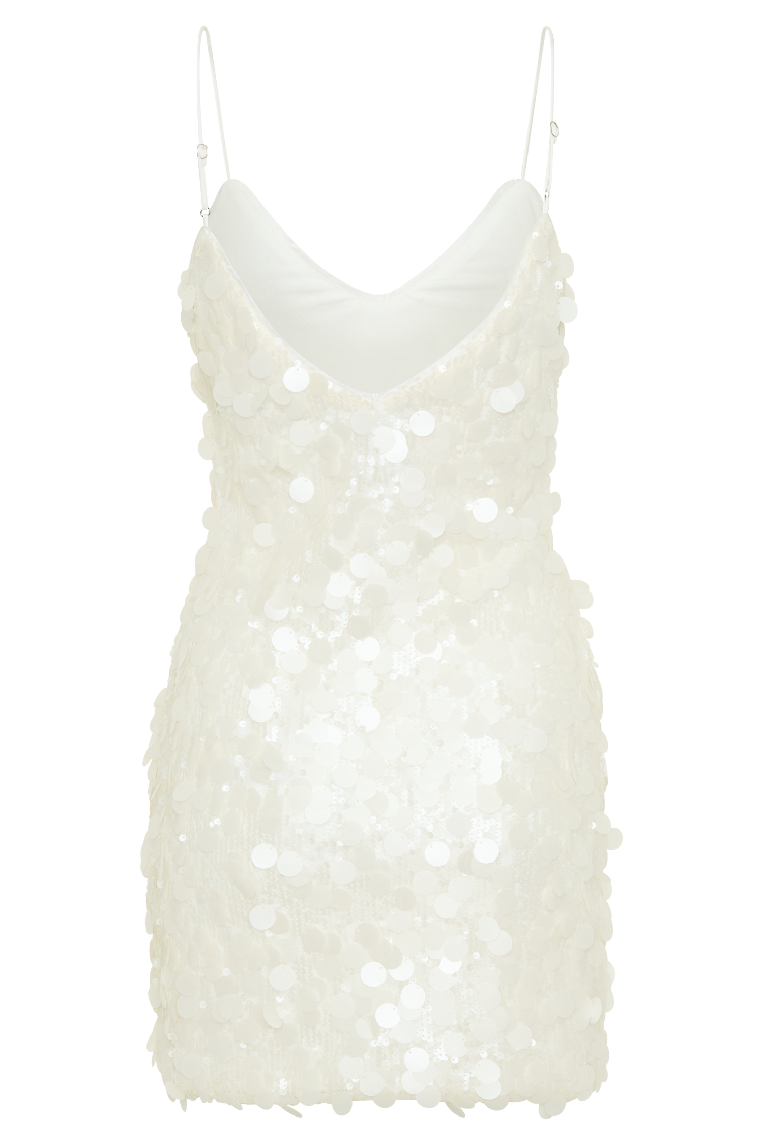 Romilly Sequin Mini Dress in Ivory – Chic&Drifts