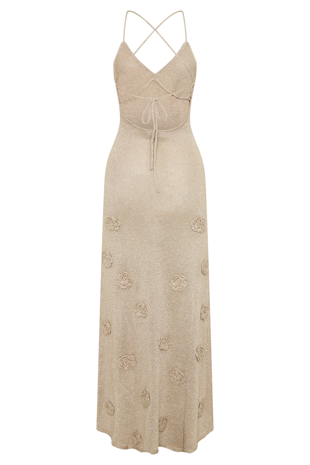 Suki Metallic Knit Maxi Dress in Gold – Chic&Drifts