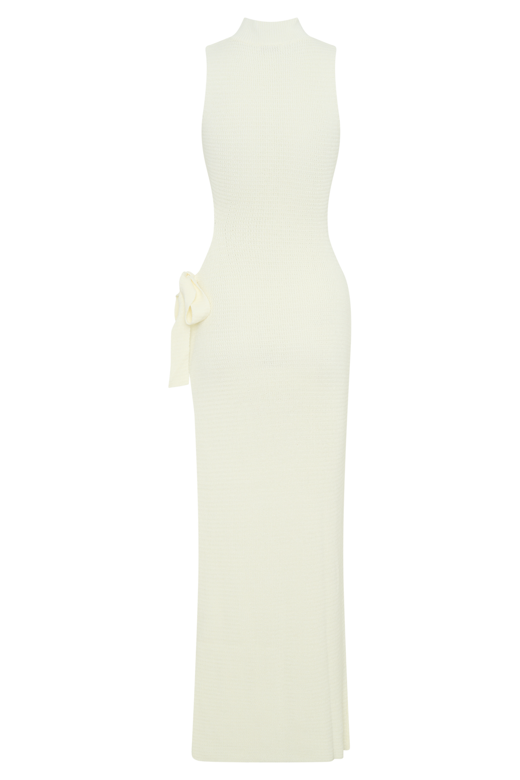 Stephanie Cut Out Knit Maxi Dress in Ivory – Chic&Drifts