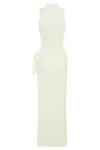 Stephanie Cut Out Knit Maxi Dress in Ivory – Chic&Drifts