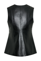 Coralia Faux Leather Sleeveless Vest in Black – Chic&Drifts