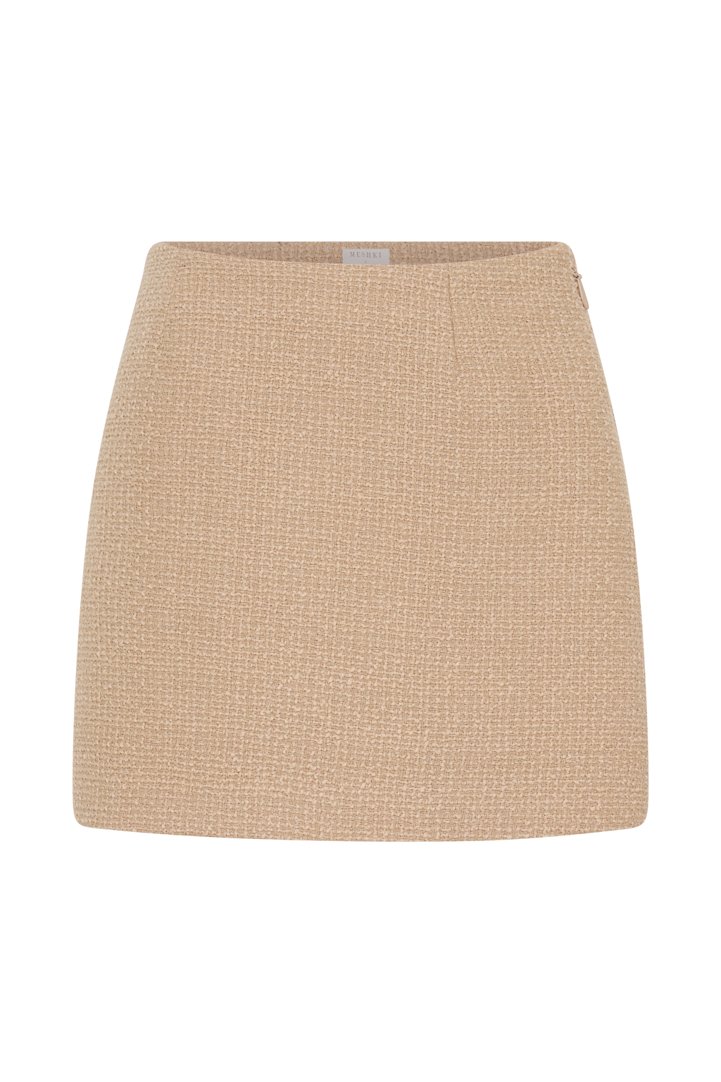 Camilla Boucle Mini Skirt in Light Taupe – Chic&Drifts
