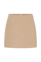 Camilla Boucle Mini Skirt in Light Taupe – Chic&Drifts